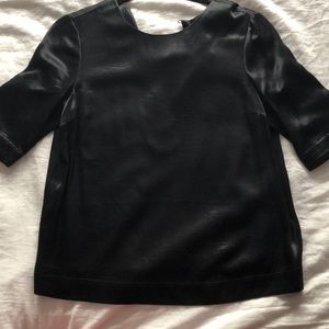 NWT Satin Piper Top